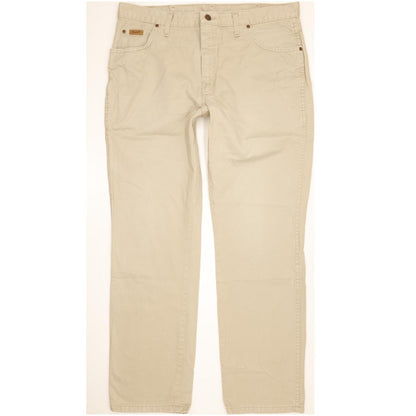 Wrangler Texas Men Beige Straight Regular Jeans W38 L32
