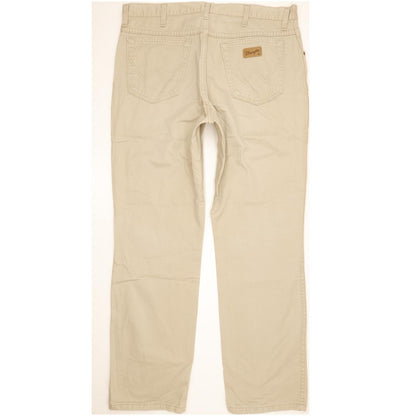 Wrangler Texas Men Beige Straight Regular Jeans W38 L32