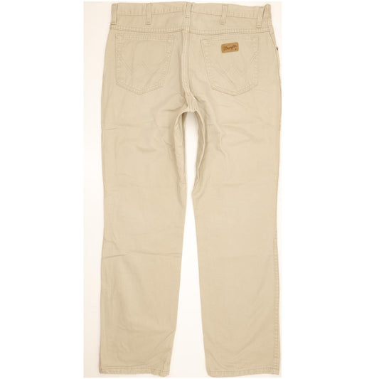 Wrangler Texas Men Beige Straight Regular Jeans W38 L32