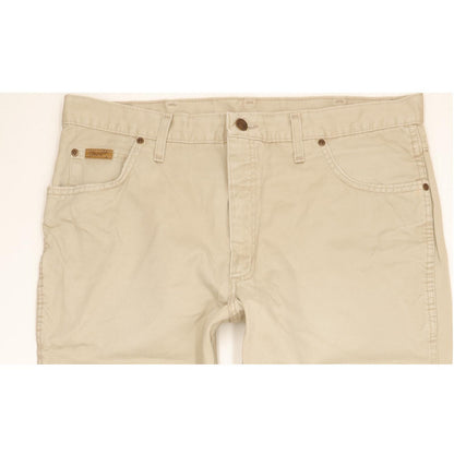 Wrangler Texas Men Beige Straight Regular Jeans W38 L32