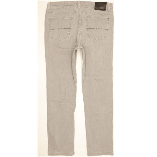 Pioneer Rando Men Grey Straight Regular Stretch Jeans W40 L32
