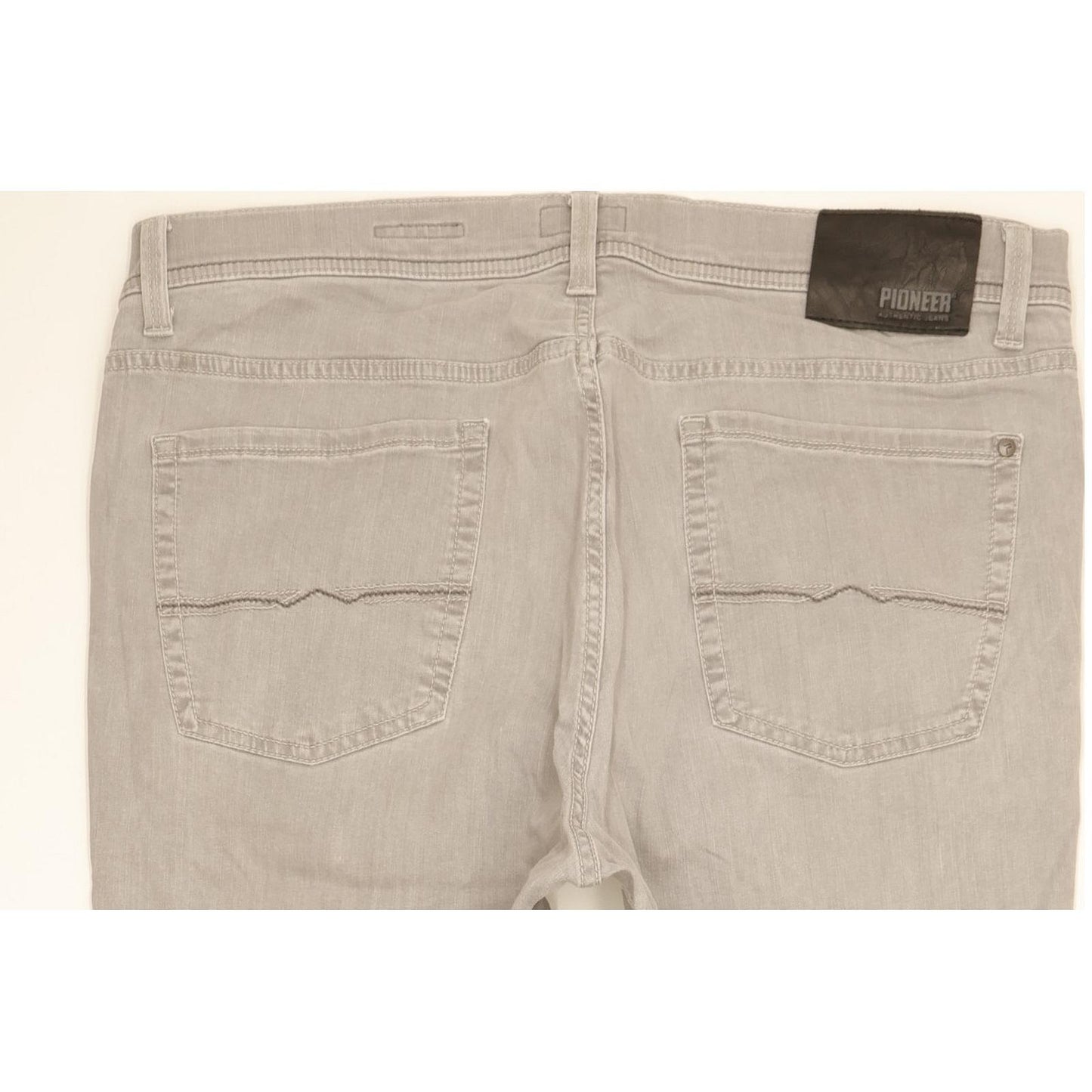 Pioneer Rando Men Grey Straight Regular Stretch Jeans W40 L32