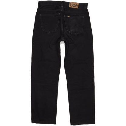 Lee Portland Men Black Straight Regular Jeans W33 L30