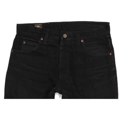 Lee Portland Men Black Straight Regular Jeans W33 L30
