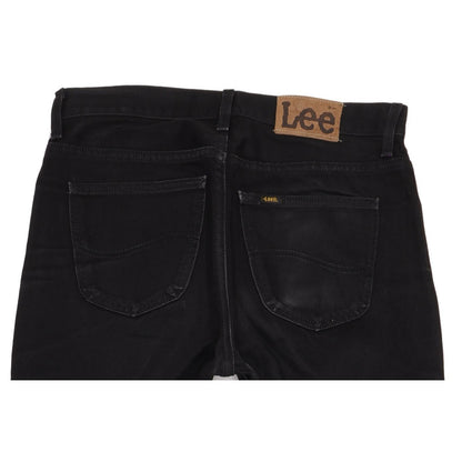 Lee Portland Men Black Straight Regular Jeans W33 L30