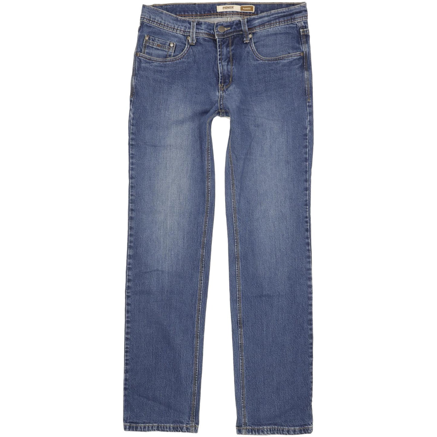 Pioneer Rando Men Blue Straight Regular Stretch Jeans W33 L33