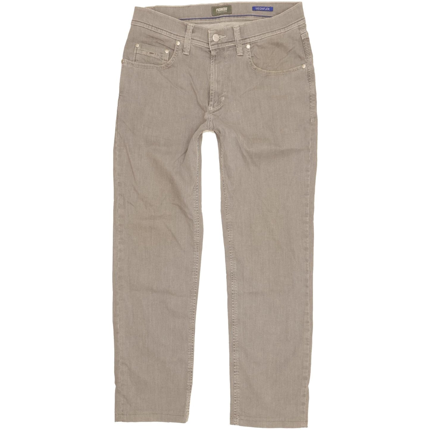 Pioneer Rando Men Grey Straight Regular Stretch Jeans W32 L27