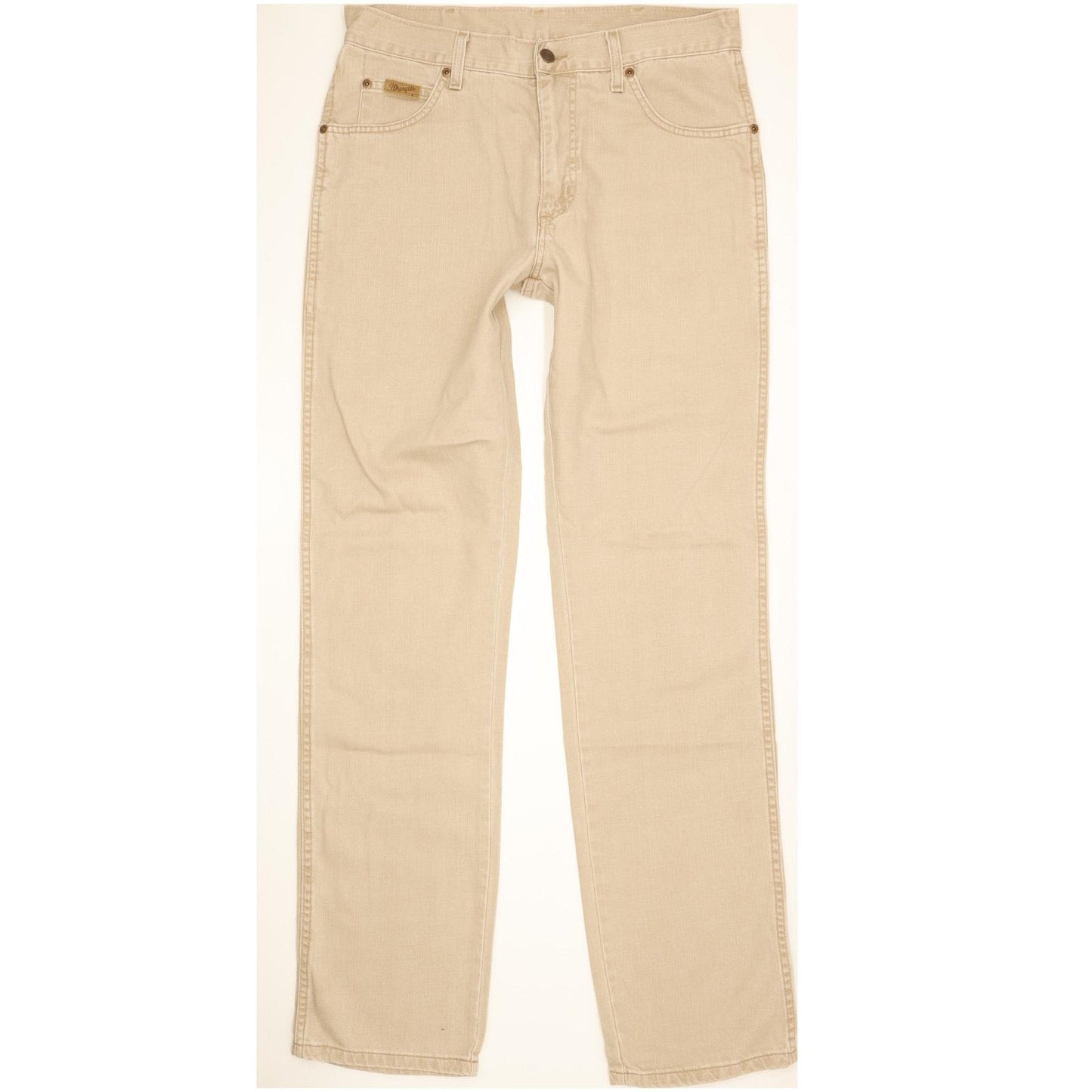 Wrangler Texas Men Beige Straight Regular Jeans W33 L34