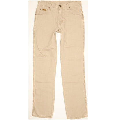 Wrangler Texas Men Beige Straight Regular Jeans W33 L34