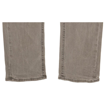 Lee Daren Men Grey Straight Regular Stretch Jeans W36 L32