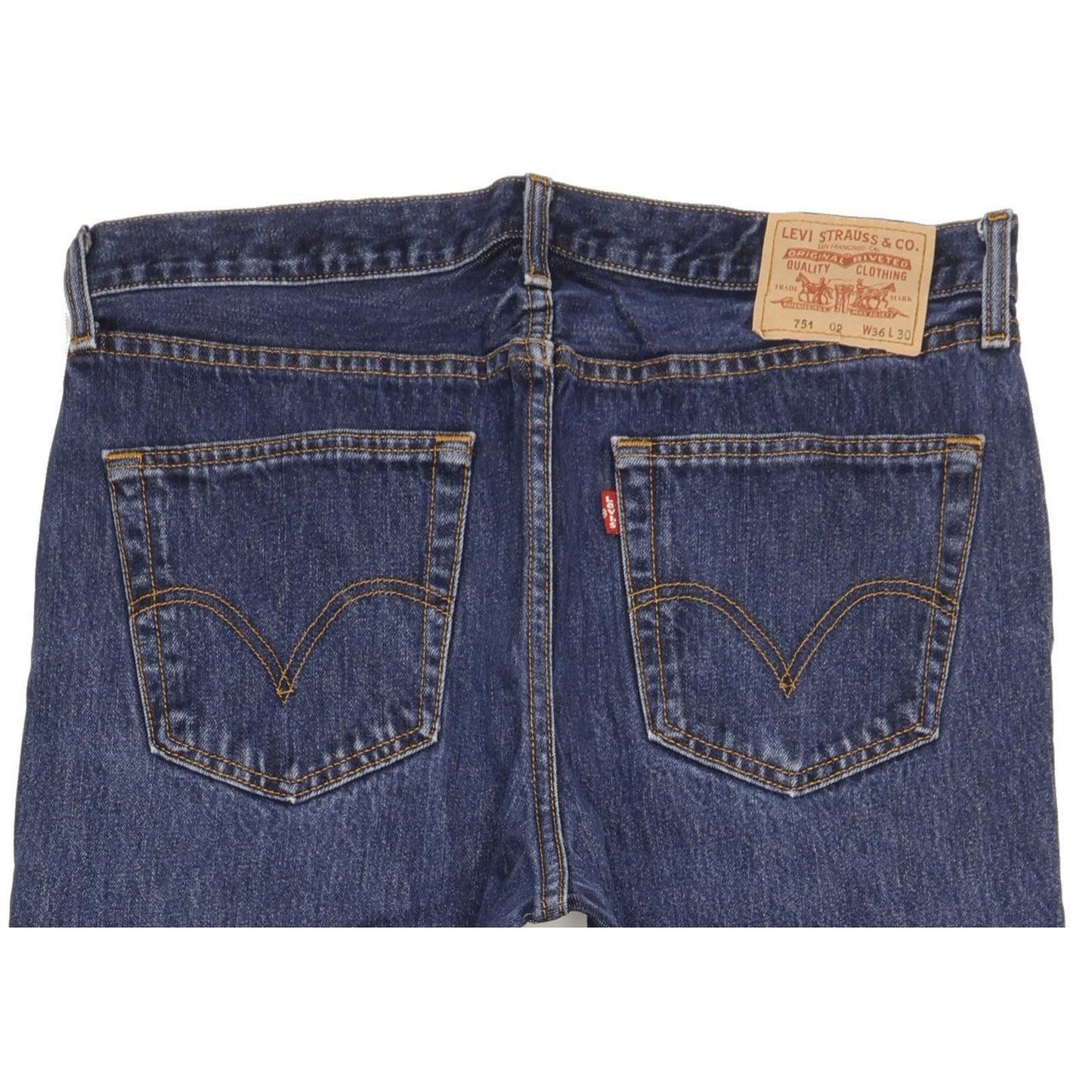 Levi's 751 Men Blue Straight Regular Jeans W36 L29