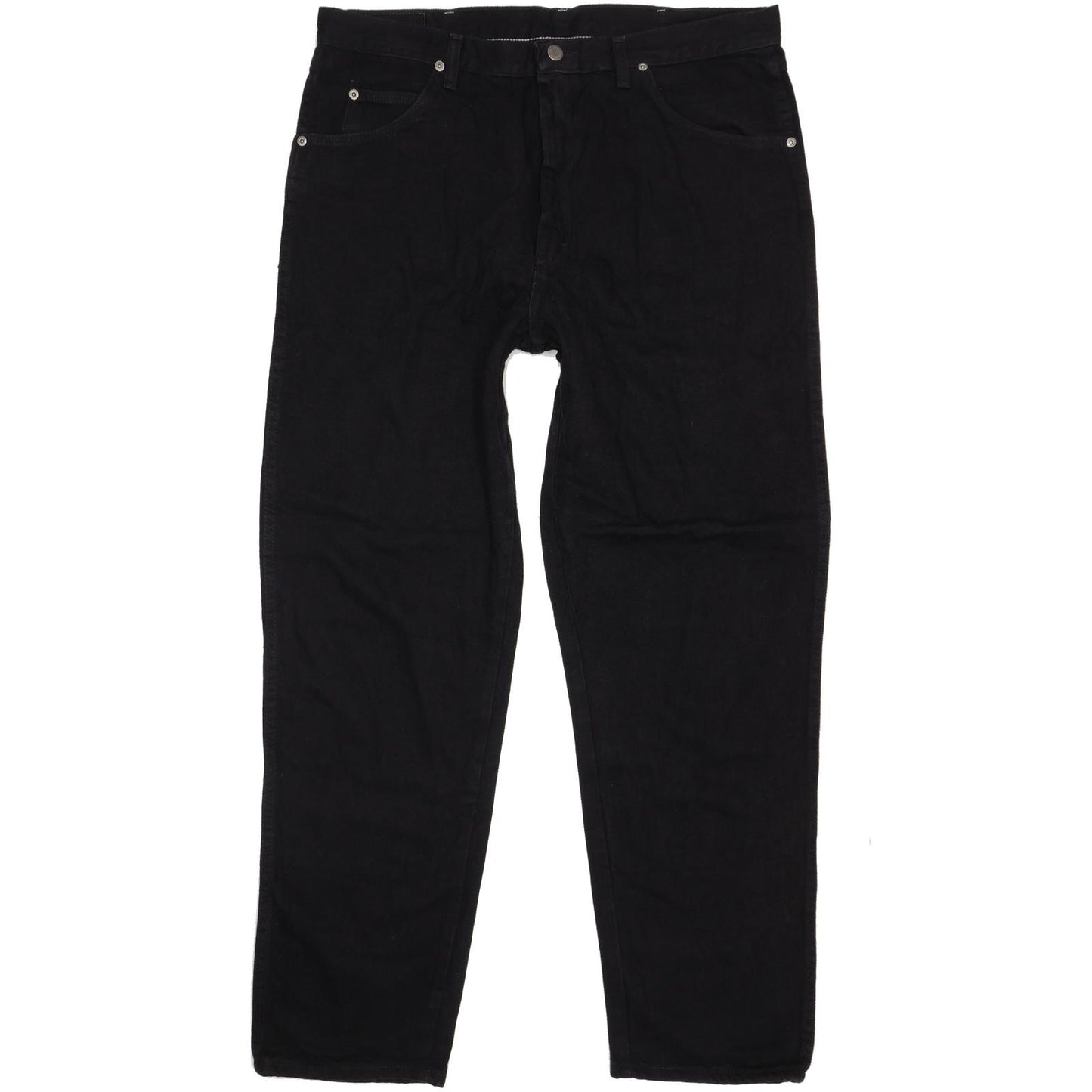Wrangler Men Black Straight Regular Jeans W38 L32