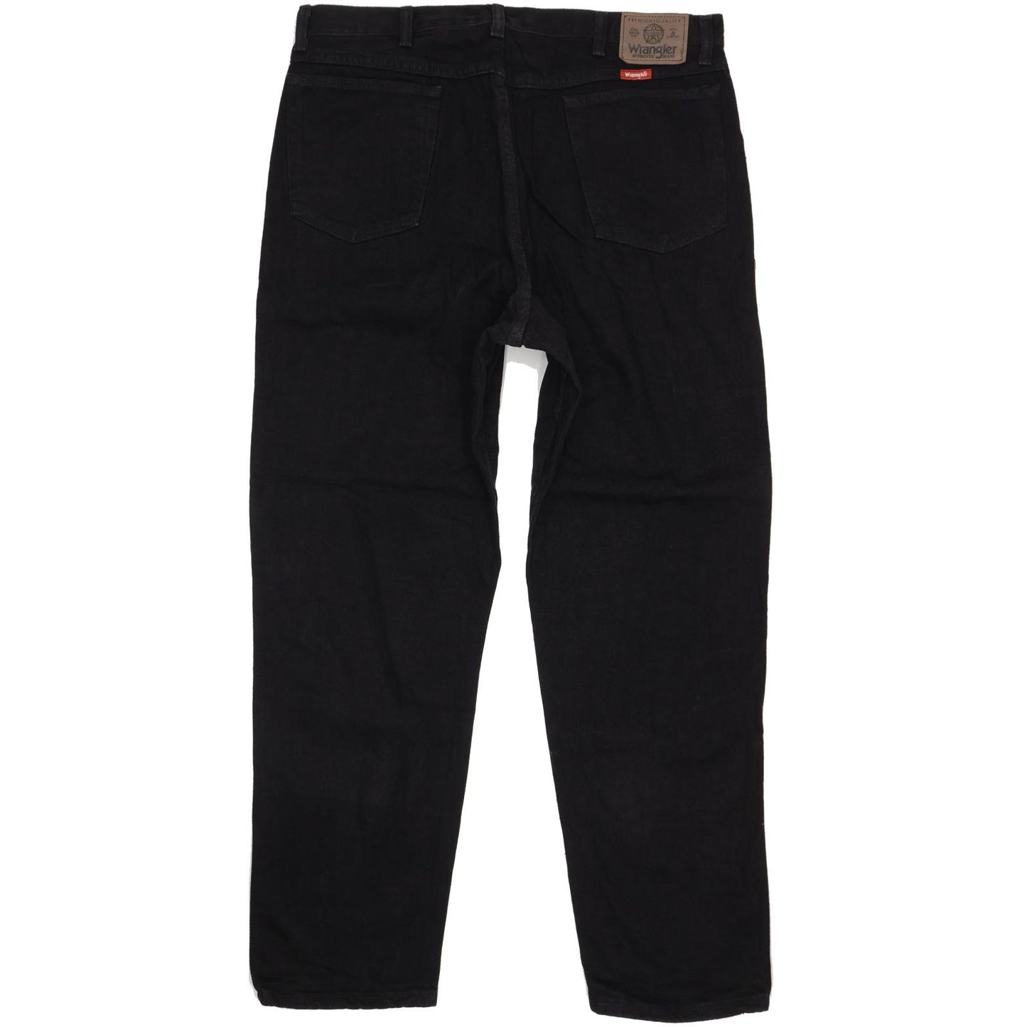 Wrangler Men Black Straight Regular Jeans W38 L32