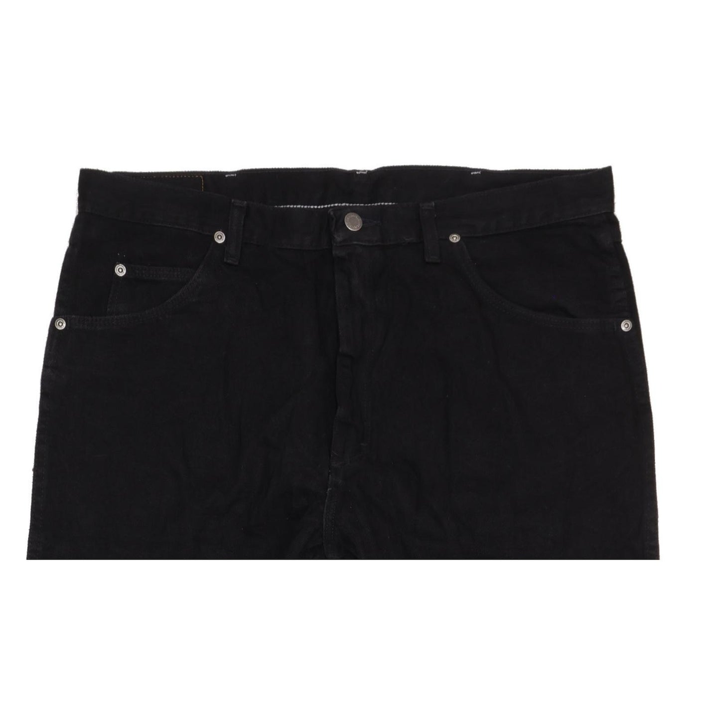 Wrangler Men Black Straight Regular Jeans W38 L32