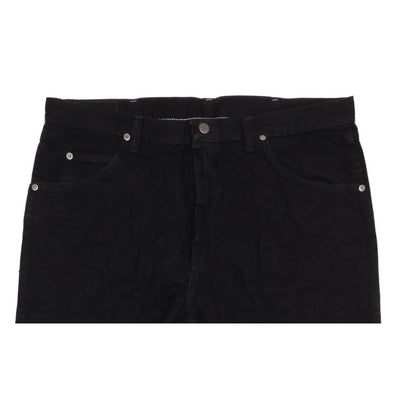 Wrangler Men Black Straight Regular Jeans W38 L32
