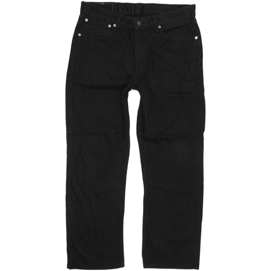 Levi's 751 Men Black Straight Regular Jeans W34 L28
