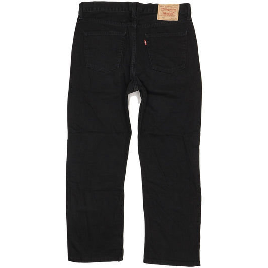Levi's 751 Men Black Straight Regular Jeans W34 L28