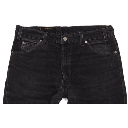 Levi's Men Black Straight Relaxed Jeans W36 L30