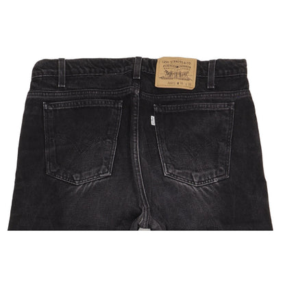 Levi's Men Black Straight Relaxed Jeans W36 L30