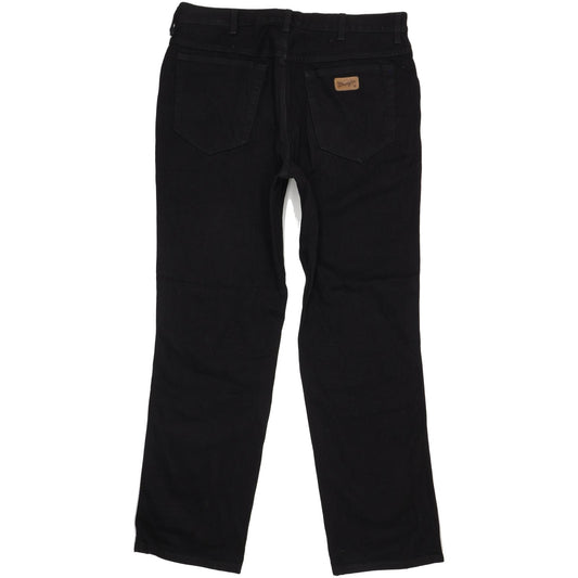 Wrangler Idaho Men Black Straight Regular Jeans W36 L32