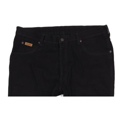 Wrangler Idaho Men Black Straight Regular Jeans W36 L32