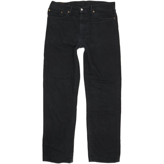 Levi's 751 Men Black Straight Regular Jeans W36 L34