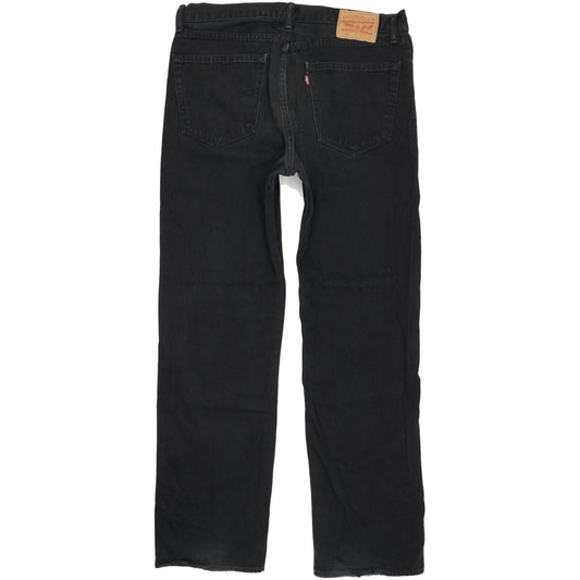 Levi's 751 Men Black Straight Regular Jeans W36 L34