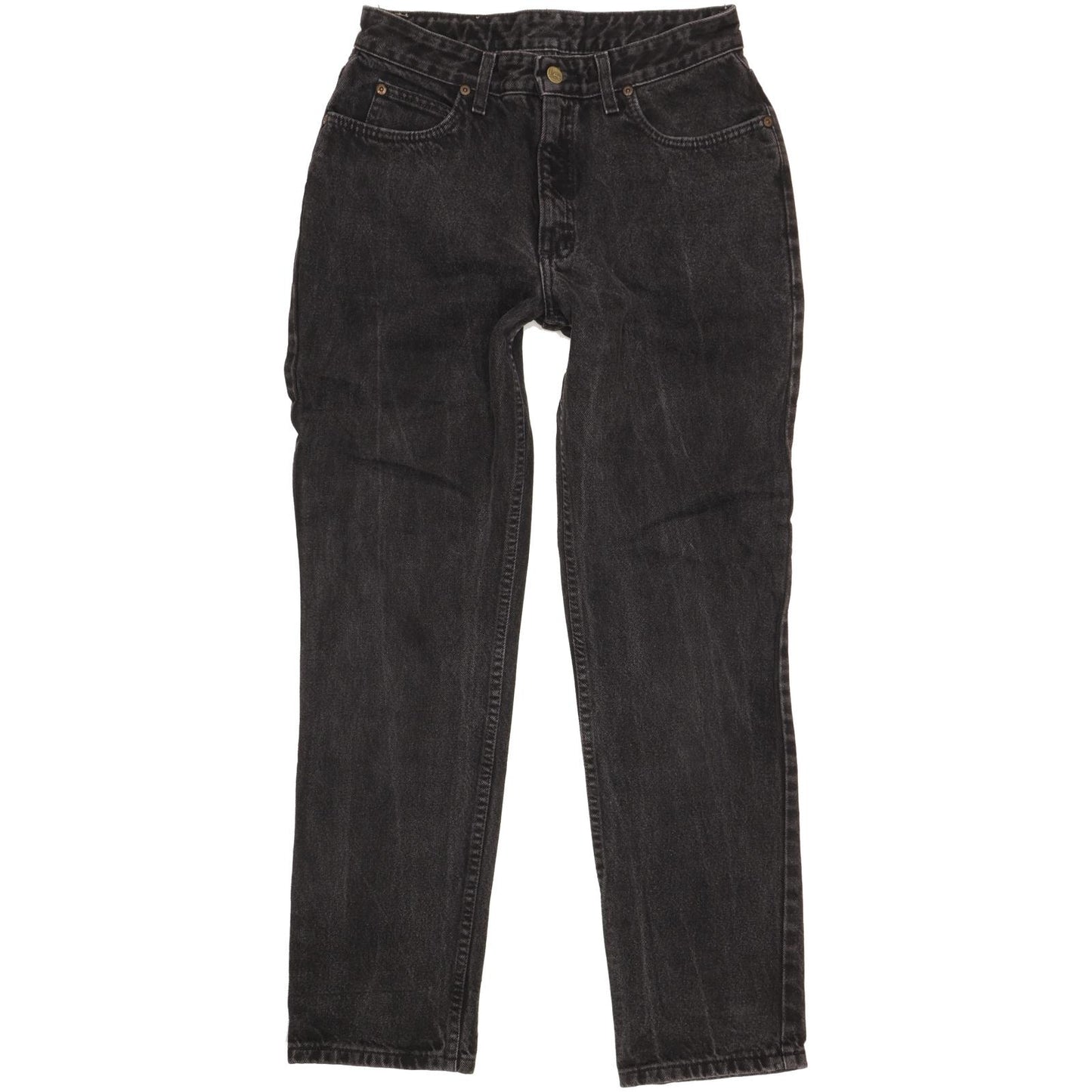 Lee Savannah Black Straight Regular Jeans High Waisted W30 L30
