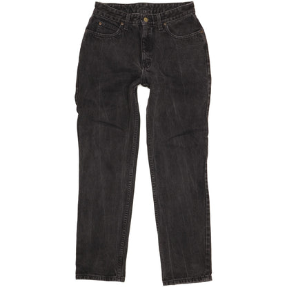 Lee Savannah Black Straight Regular Jeans High Waisted W30 L30