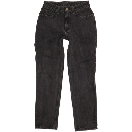 Lee Savannah Black Straight Regular Jeans High Waisted W30 L30