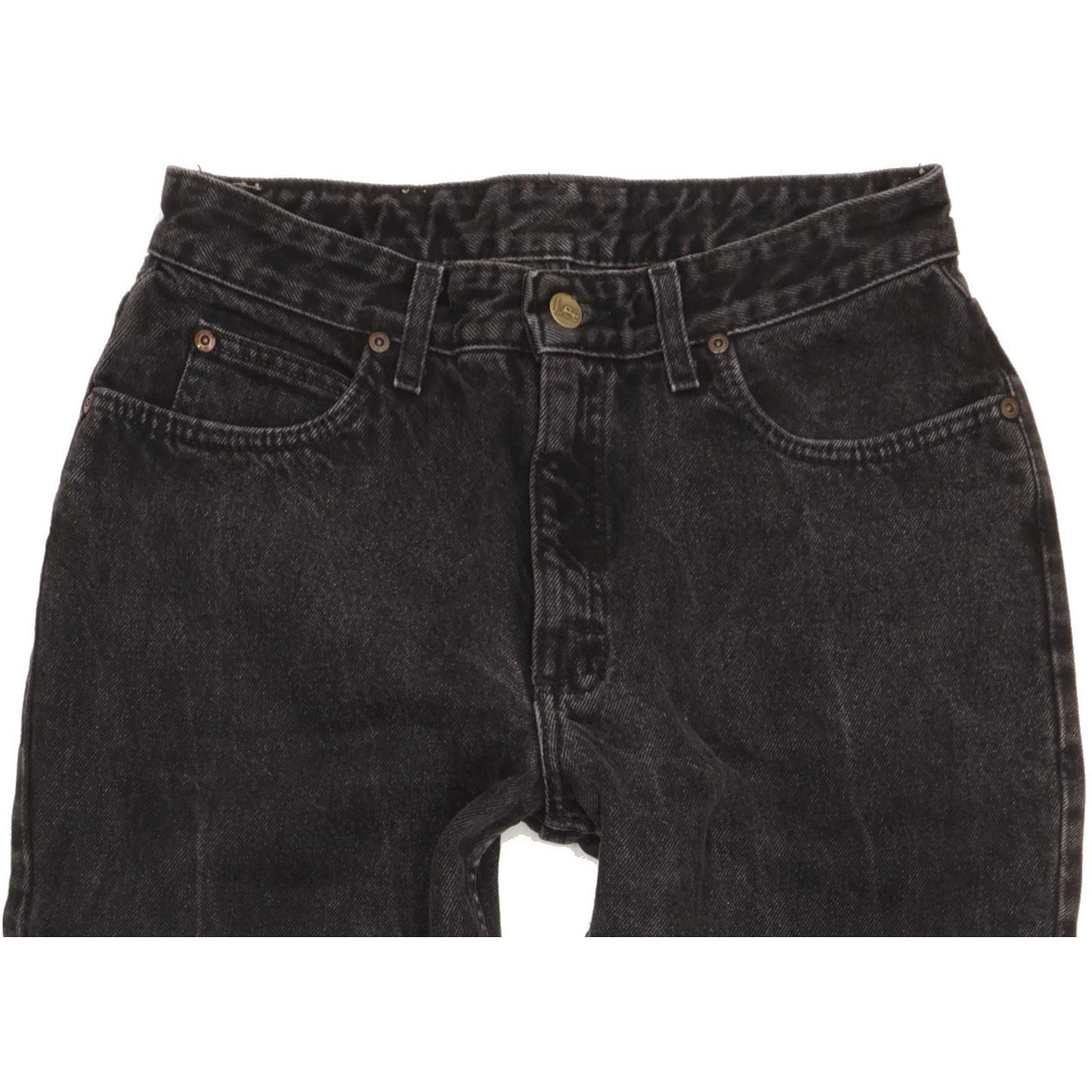 Lee Savannah Black Straight Regular Jeans High Waisted W30 L30