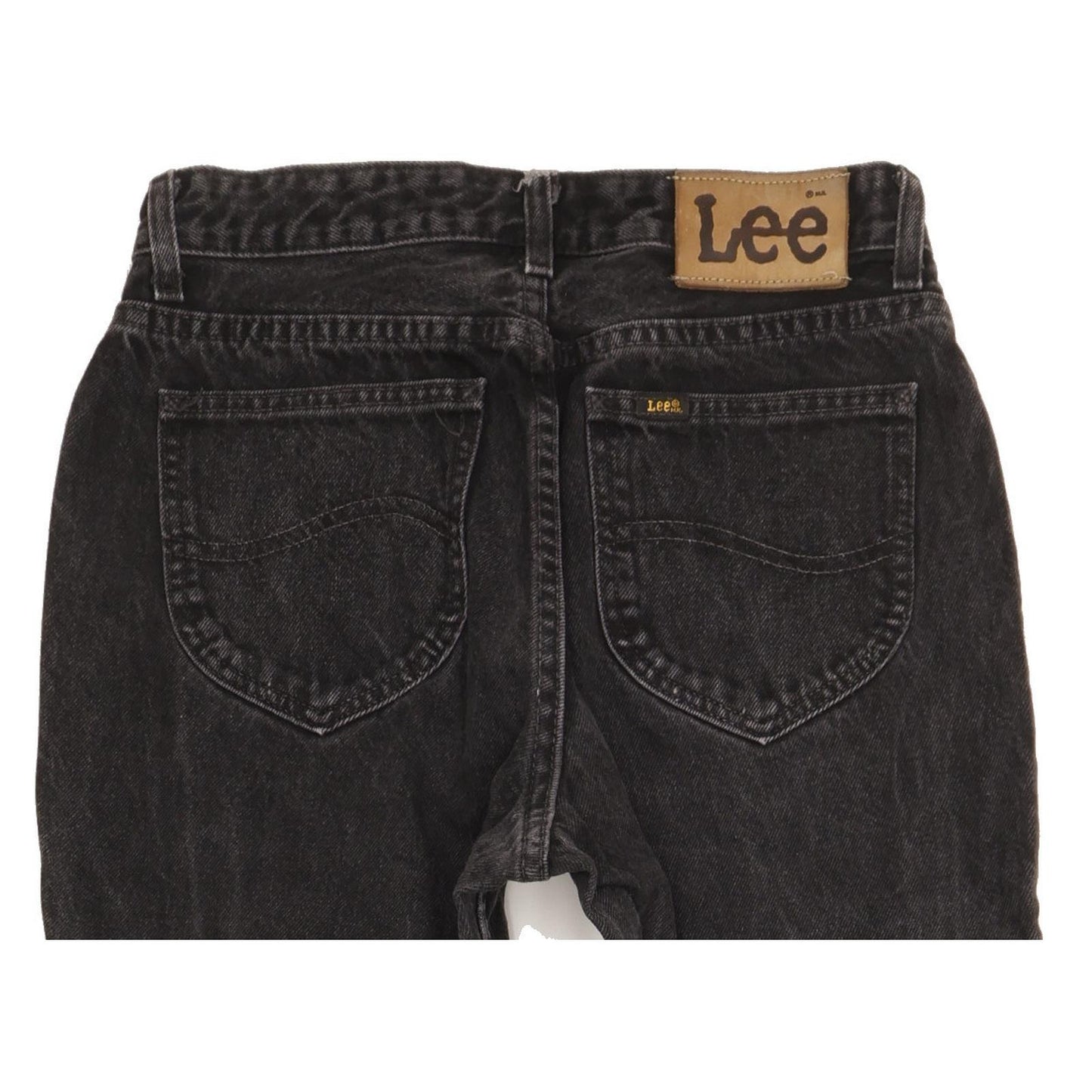Lee Savannah Black Straight Regular Jeans High Waisted W30 L30