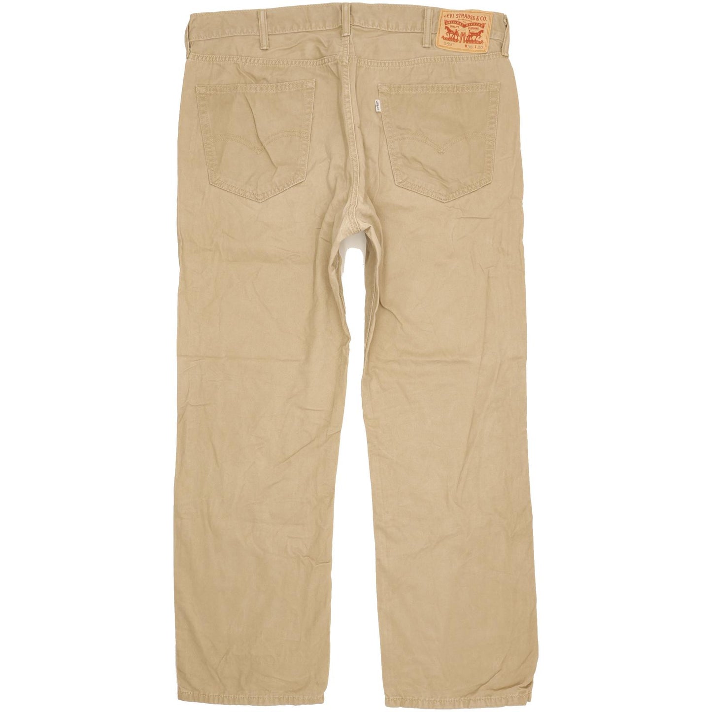 Levi's 559 Men Beige Straight Loose Jeans W38 L30