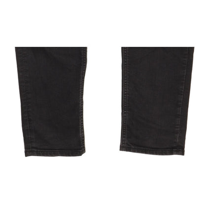 Lee Arvin Men Black Skinny Slim Stretch Jeans W34 L32