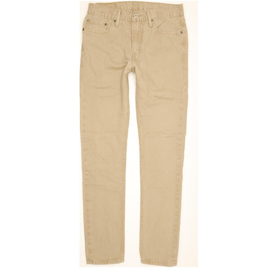 Levi's 510 Men Beige Skinny Slim Jeans W32 L32