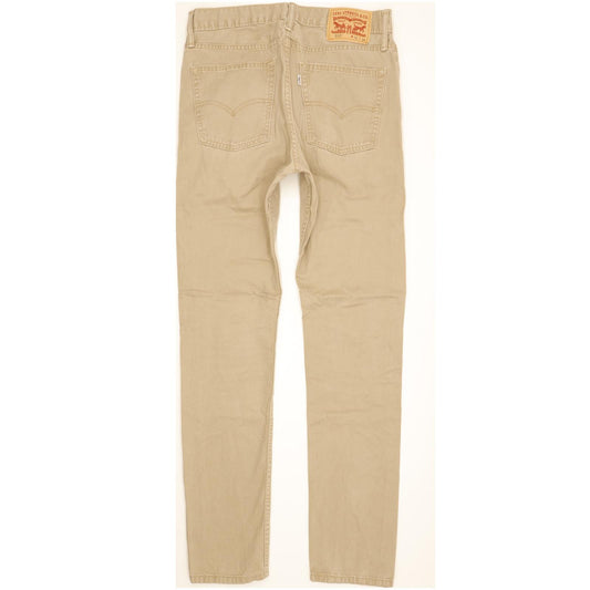 Levi's 510 Men Beige Skinny Slim Jeans W32 L32