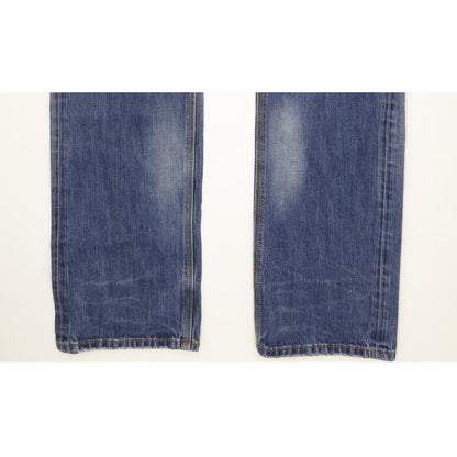 G-Star New Radar Men Blue Straight Slim Jeans W34 L34