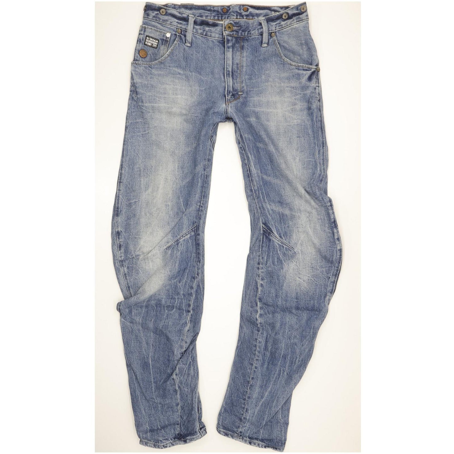 G-Star Arc 3D Men Blue Tapered Loose Jeans W32 L34