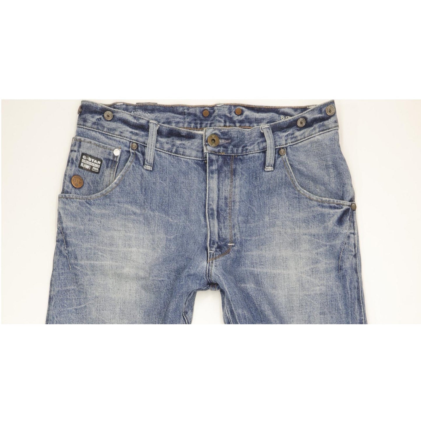 G-Star Arc 3D Men Blue Tapered Loose Jeans W32 L34