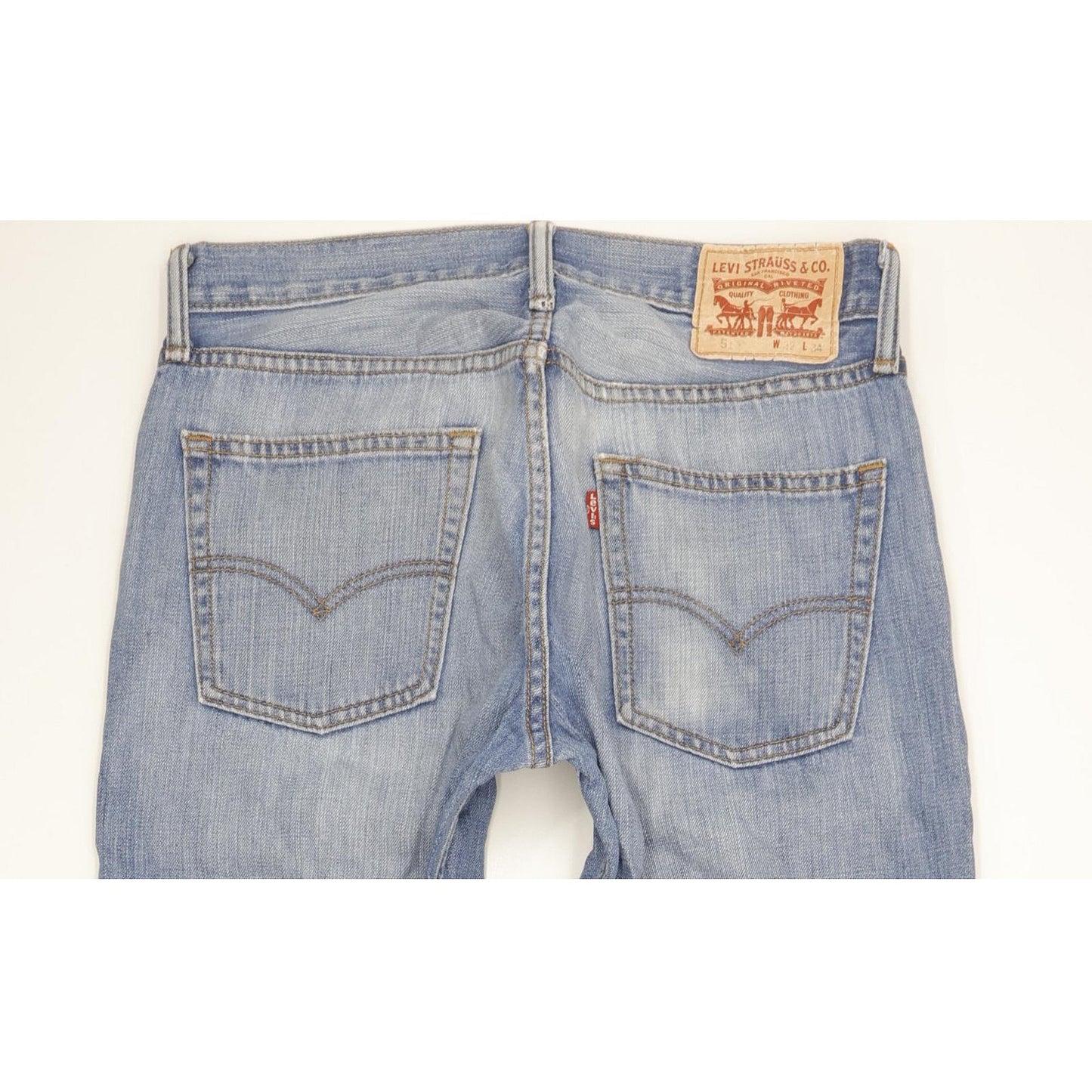 Levi's 514 Men Blue Straight Slim Jeans W32 L34