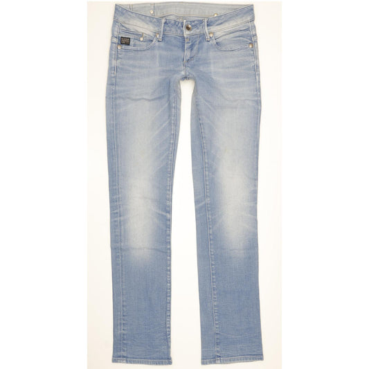 G-Star Midge Women Blue Straight Slim Stretch Jeans W29 L34
