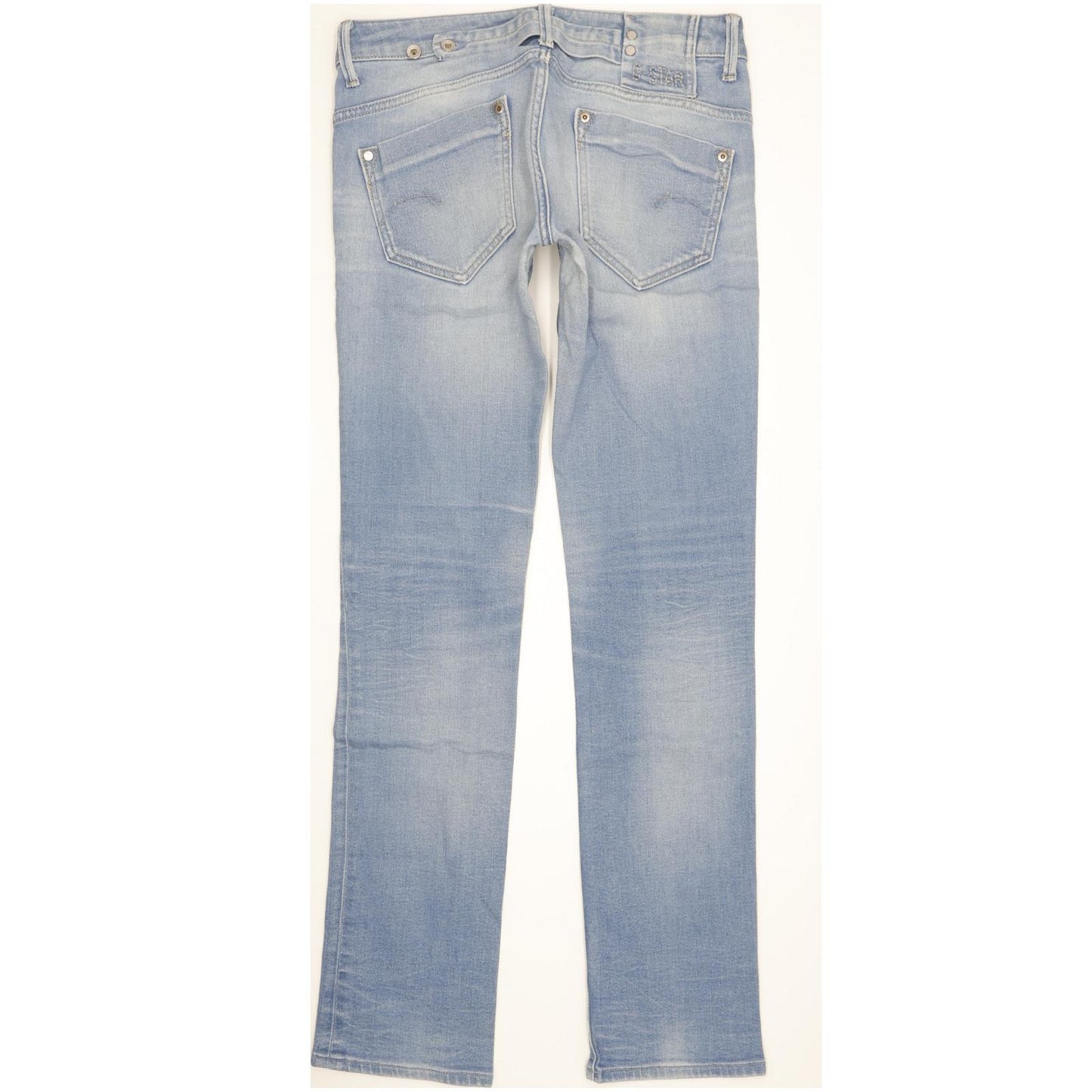 G-Star Midge Women Blue Straight Slim Stretch Jeans W29 L34