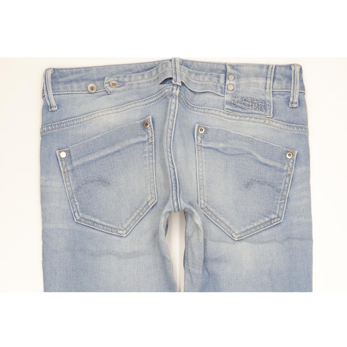 G-Star Midge Women Blue Straight Slim Stretch Jeans W29 L34