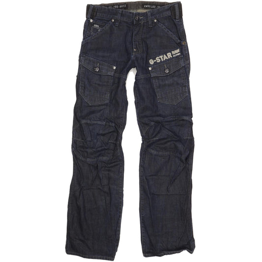 G-Star Storm 5620 Men Navy Straight Loose Jeans W32 L36