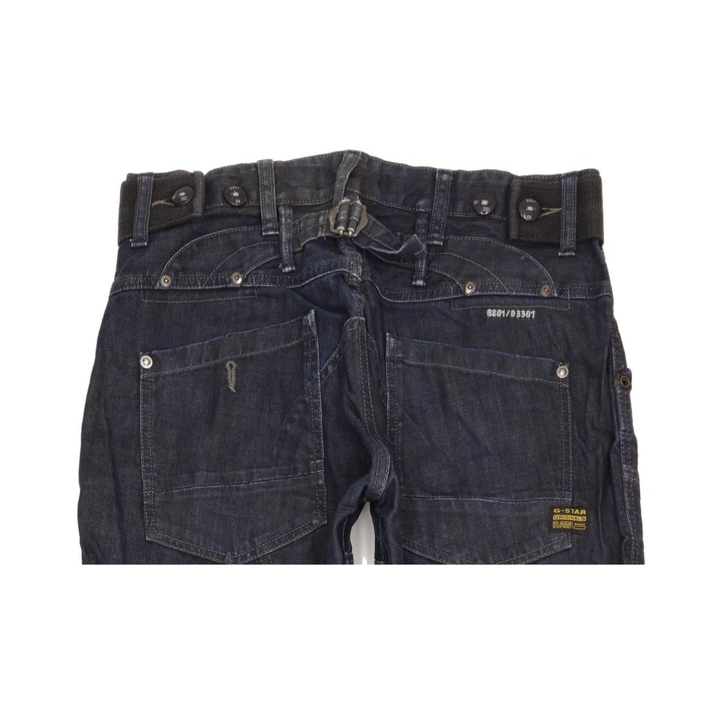 G-Star Storm 5620 Men Navy Straight Loose Jeans W32 L36