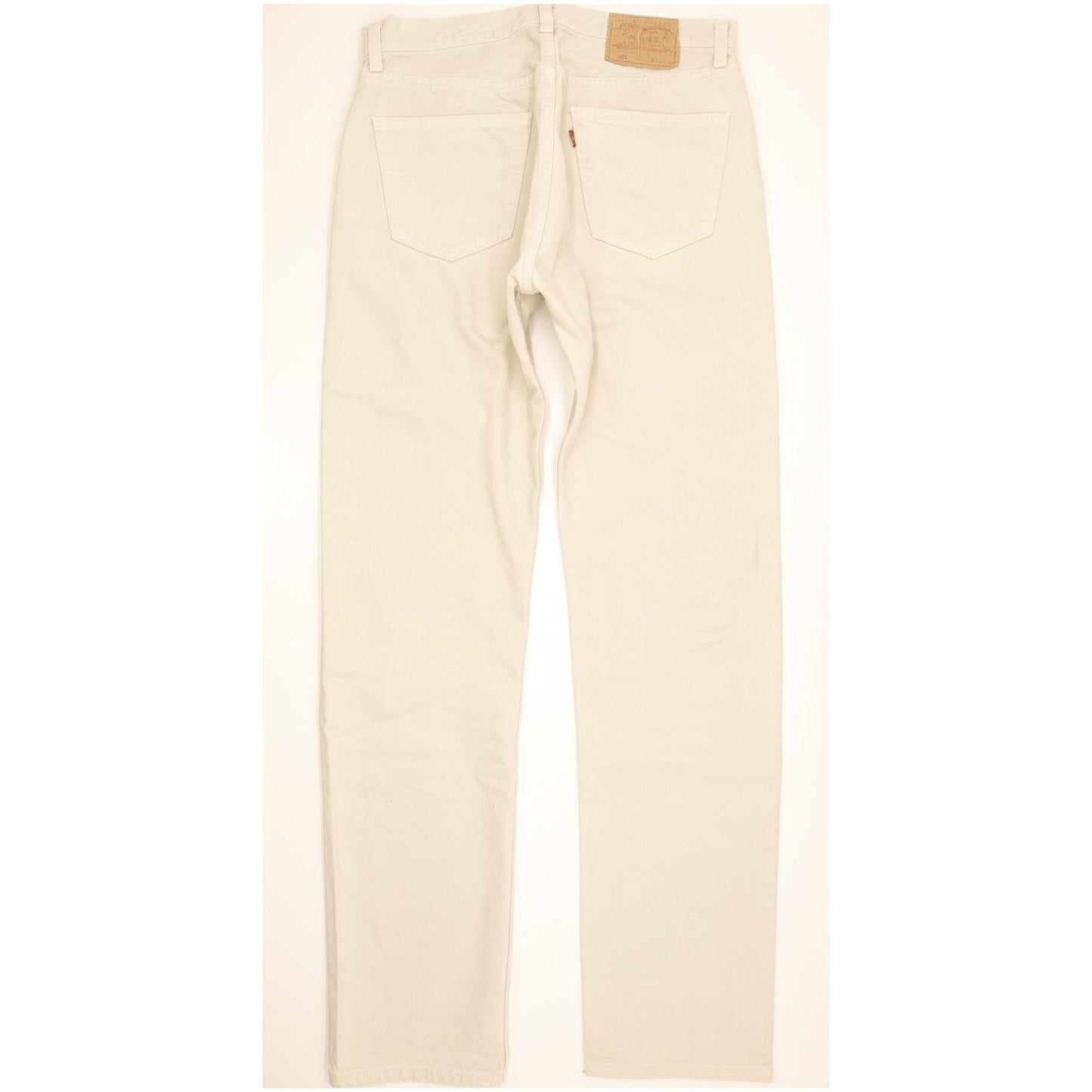 Levi's 501 Made in USA Men Beige Straight Regular Jeans W33 L35