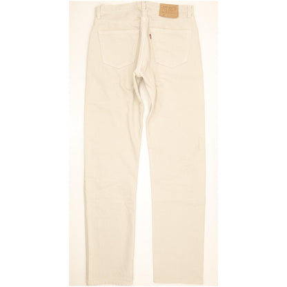 Levi's 501 Made in USA Men Beige Straight Regular Jeans W33 L35