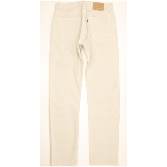 Levi's 501 Made in USA Men Beige Straight Regular Jeans W33 L35