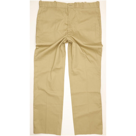 Lee Made in USA Men Beige Straight Regular Trousers W42 L34