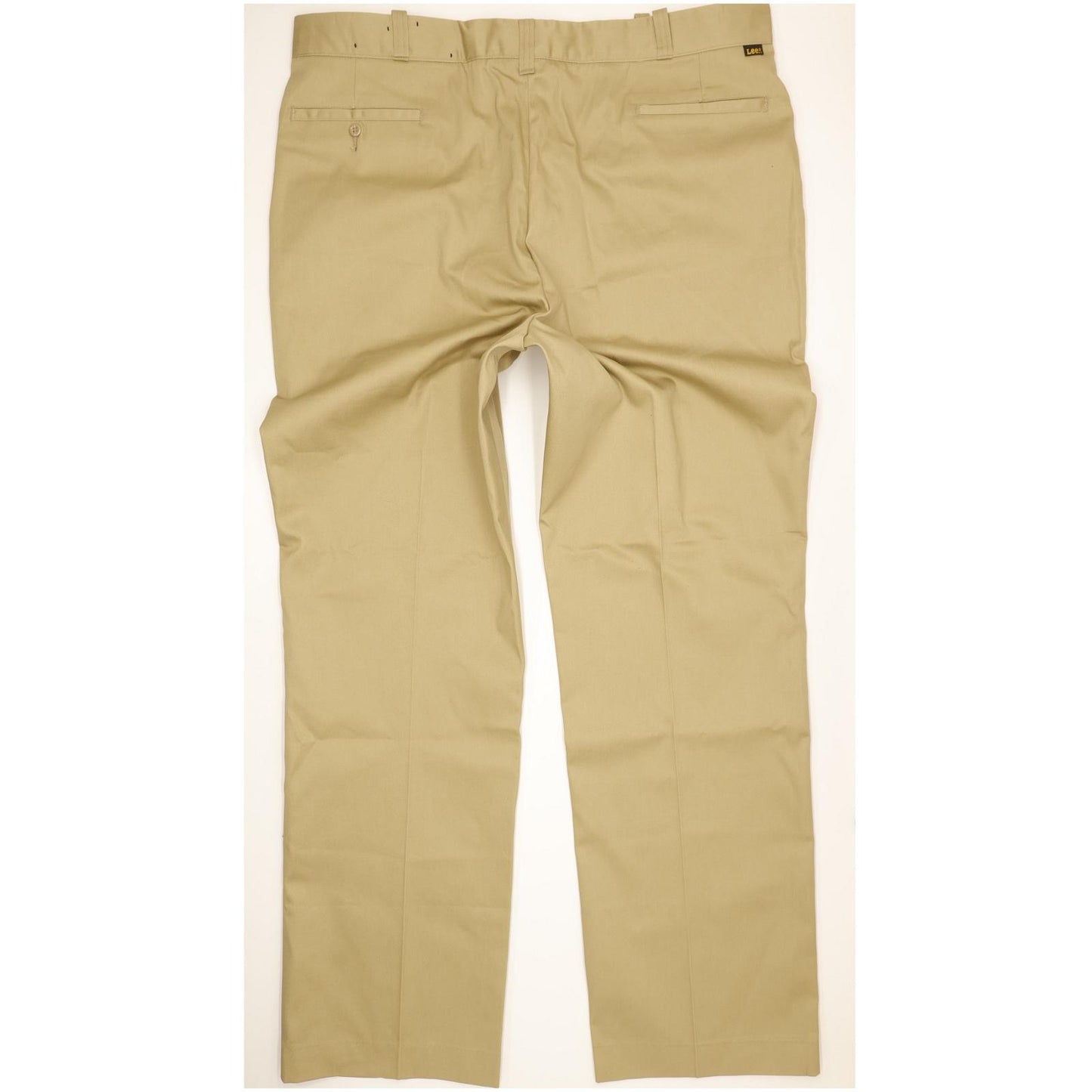 Lee Made in USA Men Beige Straight Regular Trousers W42 L34